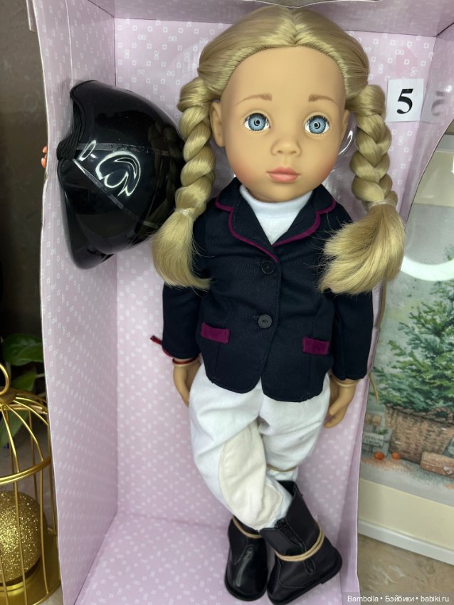 Куколка Анна наезднице фирмы Готц/gotz #5 (фото 6)