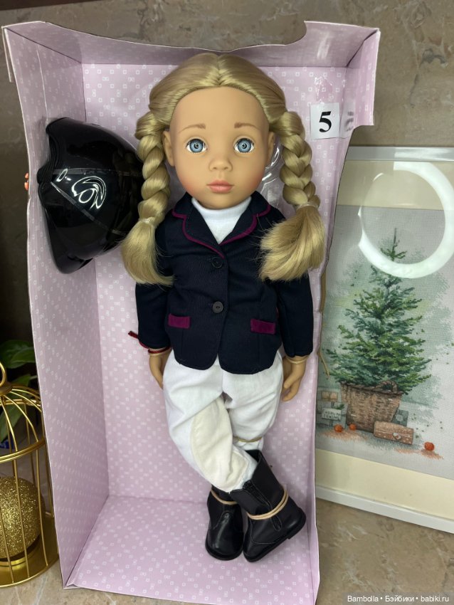 Куколка Анна наезднице фирмы Готц/gotz #5 (фото 2)
