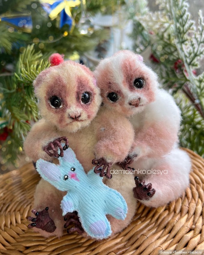 Лемур Лори Монти — Авторские игрушки (фото 5)