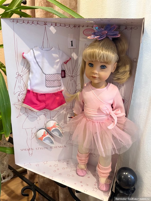Куколка Ханна балет фирмы Готц (фото 8)