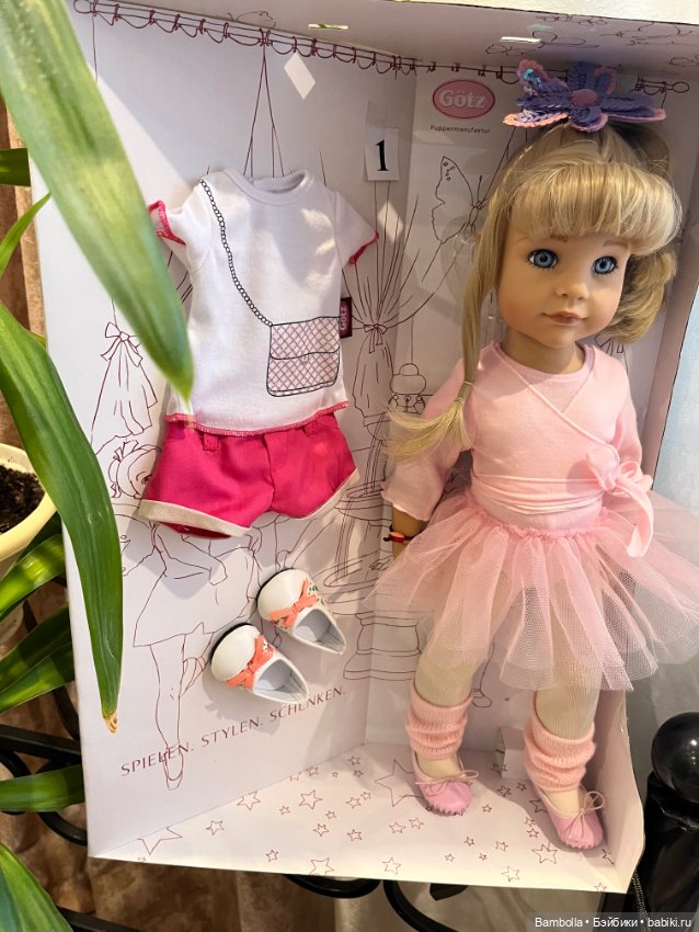Куколка Ханна балет фирмы Готц (фото 9)