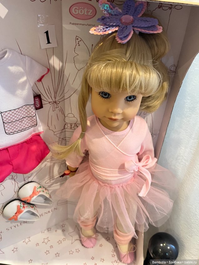 Куколка Ханна балет фирмы Готц (фото 7)