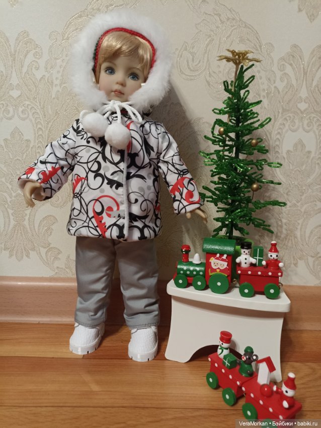 Зимний костюм для кукол LD, PR и др