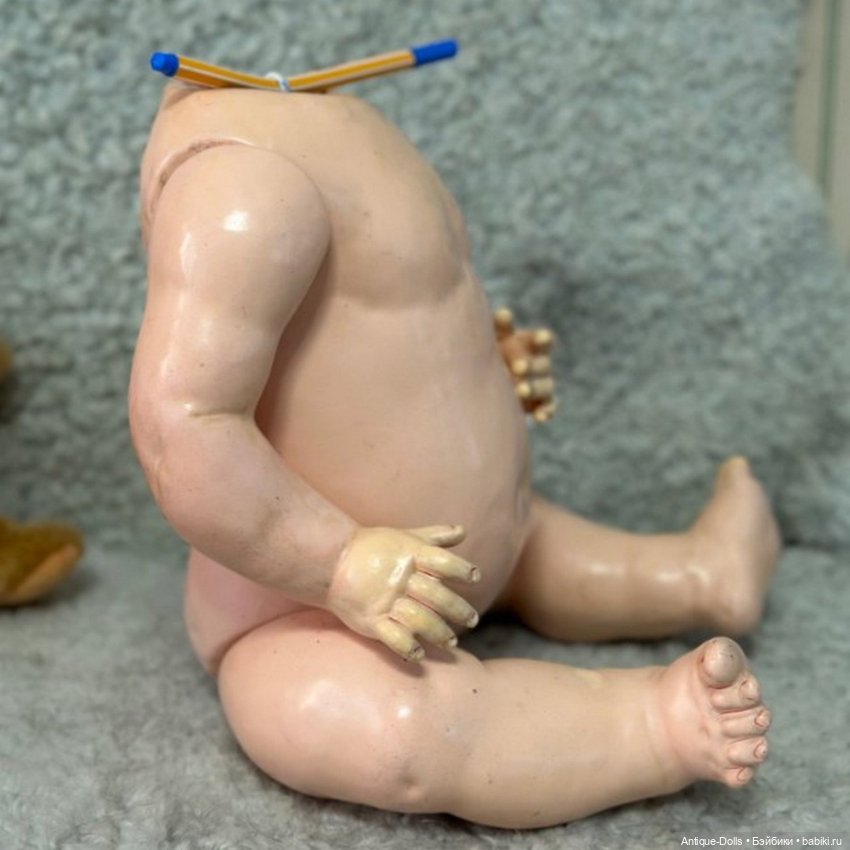 Антикварное немецкое композиционное туловище Baby (фото 7)