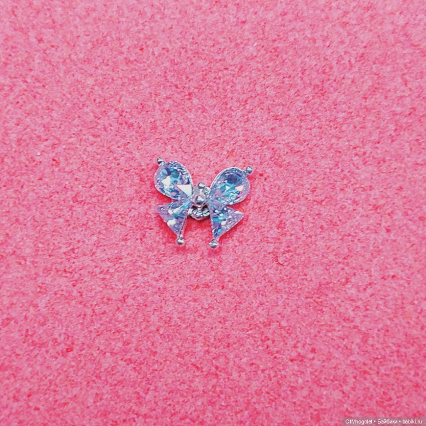 Хрустальная брошь — Украшения и очки для кукол (фото 5)
