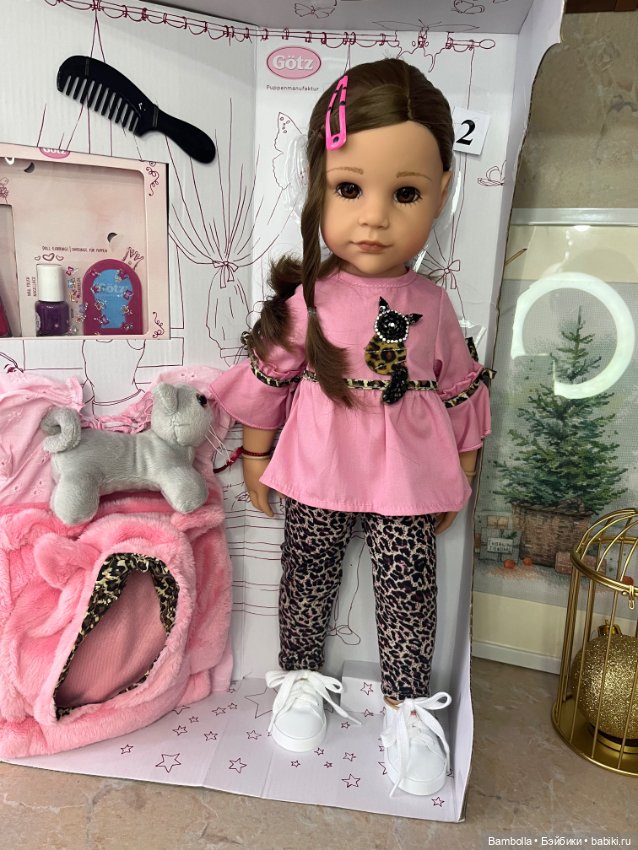 Куколка Ханна с котенком фирмы Готц #2