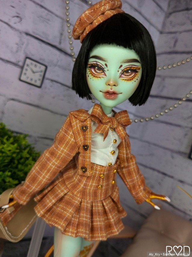 Монстер Хай ООАК / Monster High OOAK / Джина G3 от Rich Dolls (фото 5)