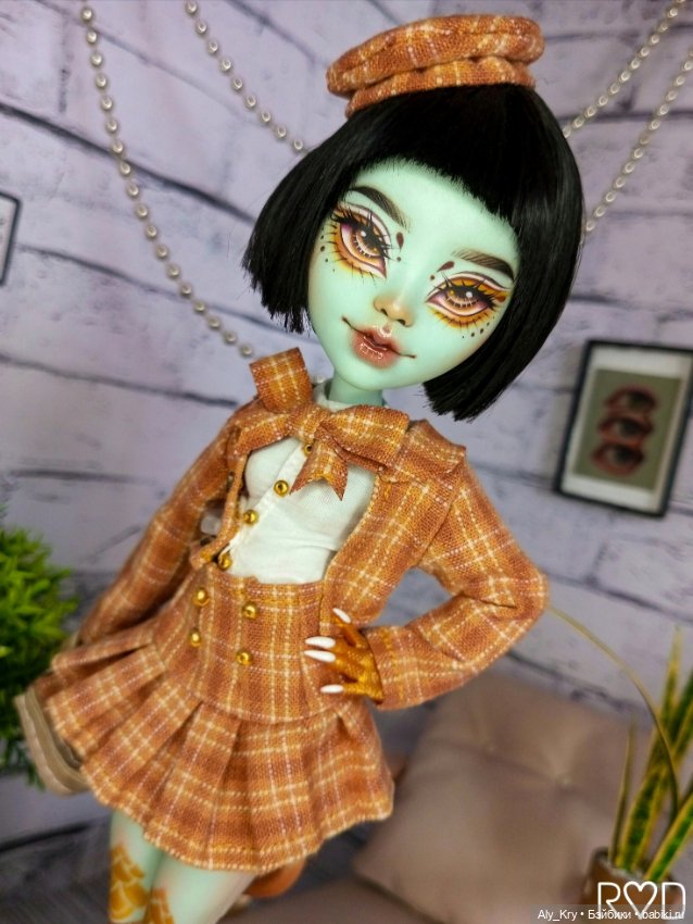 Монстер Хай ООАК / Monster High OOAK / Джина G3 от Rich Dolls (фото 6)