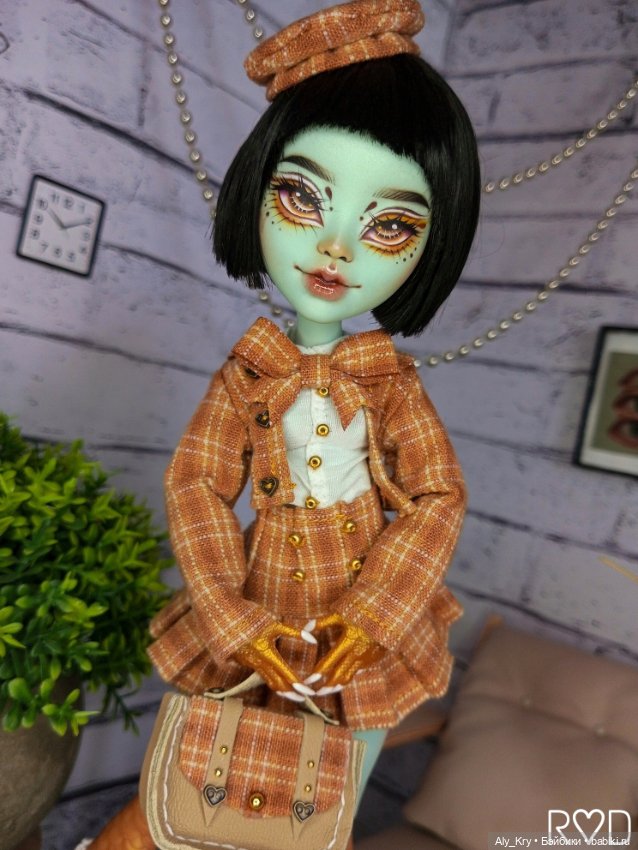 Монстер Хай ООАК / Monster High OOAK / Джина G3 от Rich Dolls (фото 4)