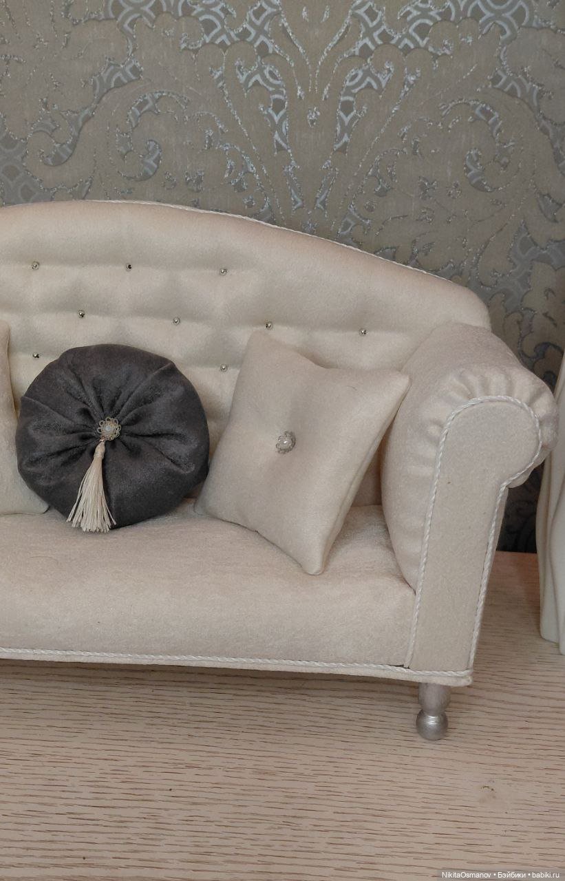 Мебель диван для Барби, Блайз и др 1:6 (фото 2)