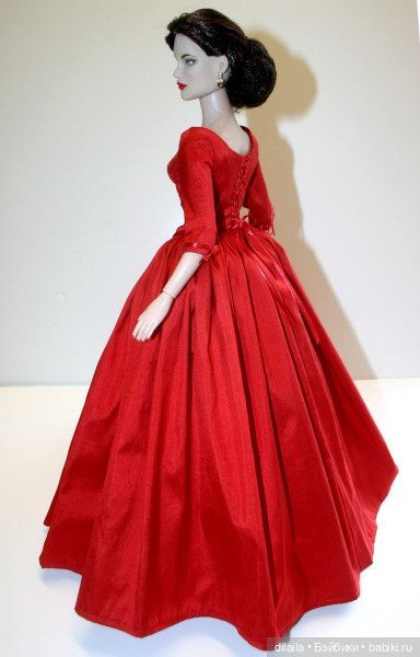 Выкройка PDF в натуральную величину / платье с декольте для куклы Тайлер Тоннер 40 см (фото 5)