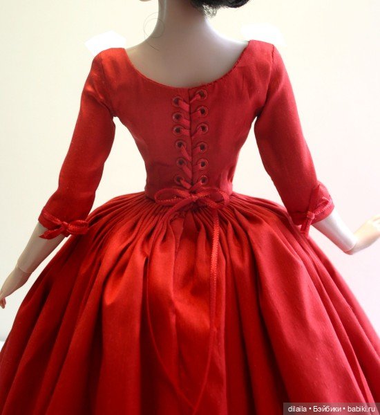 Выкройка PDF в натуральную величину / платье с декольте для куклы Тайлер Тоннер 40 см (фото 4)