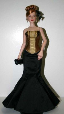 Выкройка PDF в натуральную величину / юбка и бюстье для куклы DeeAnna Denton (Тоннер) рост 43 см (фото 3)