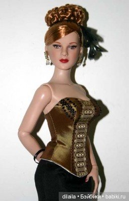 Выкройка PDF в натуральную величину / юбка и бюстье для куклы DeeAnna Denton (Тоннер) рост 43 см (фото 6)