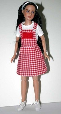 Выкройка PDF в натуральную величину / юбка, комбинезон (2 вида) для кукол Марли и Агнес Тоннер 30 см (фото 4)