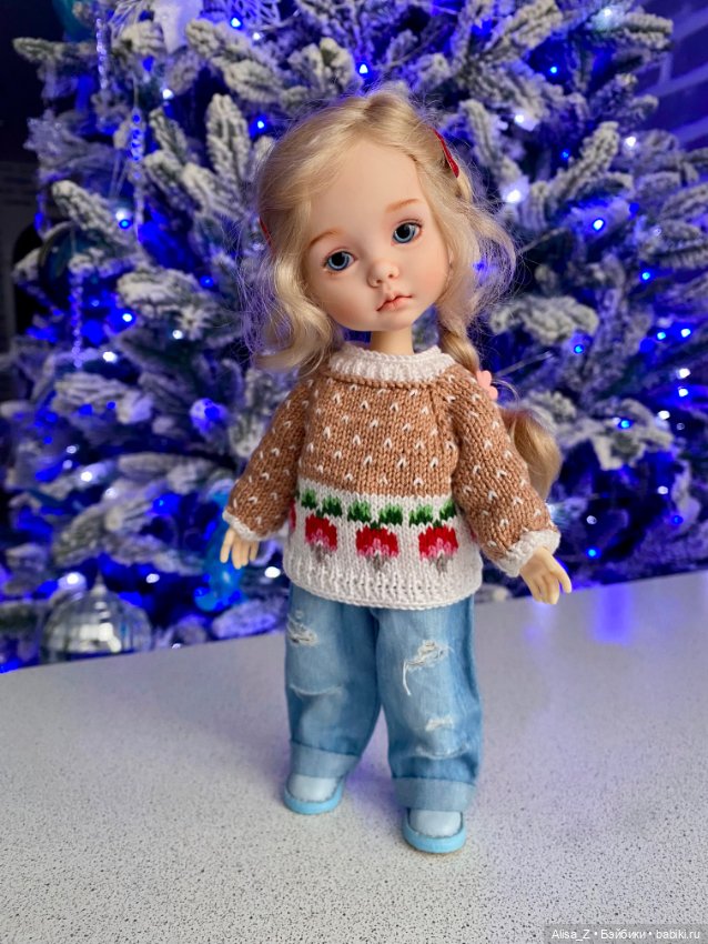 Жаккардовые кофточки для кукол Monst