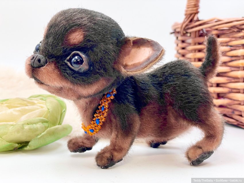Мася ( щенок чихуахуа) — Авторские игрушки (фото 3)