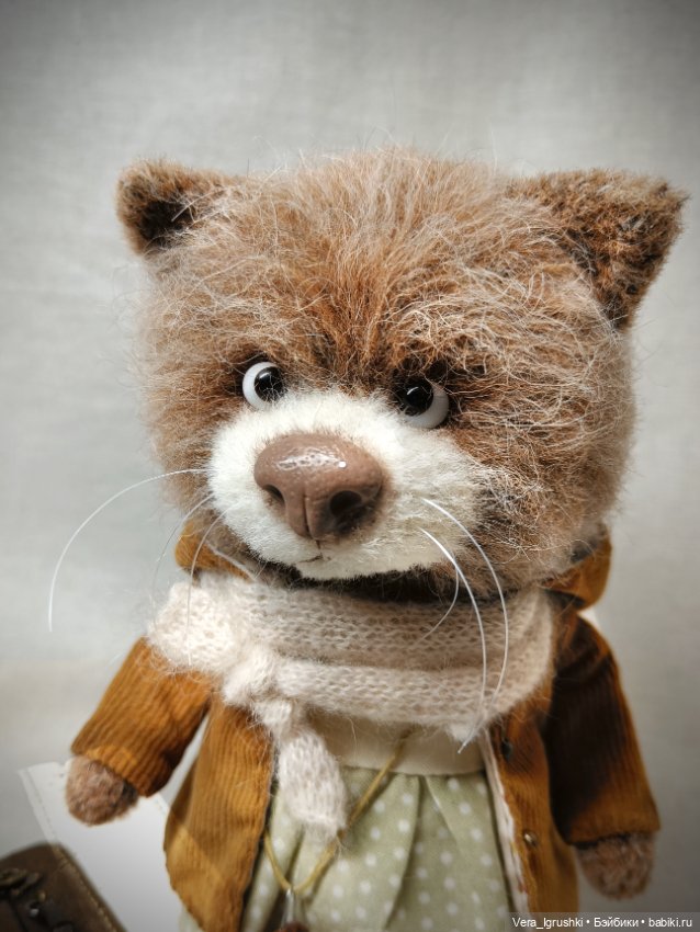 Кошечка с чемоданом — Авторские игрушки (фото 3)