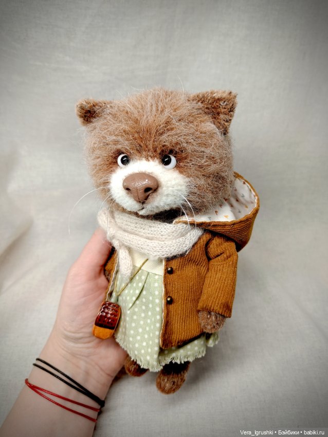 Кошечка с чемоданом — Авторские игрушки (фото 8)