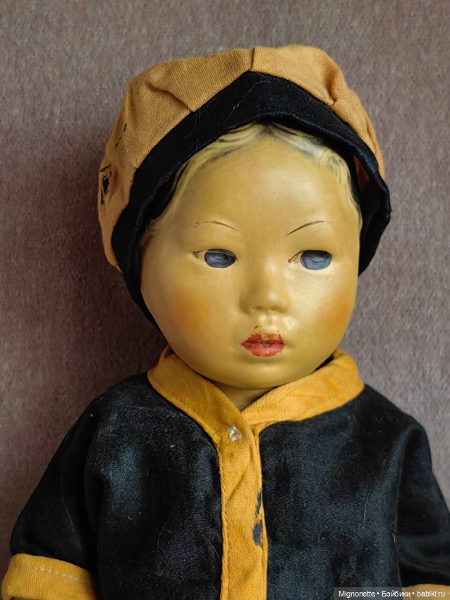 Антикварная кукла китаянка Удача Hoo Choy (фото 6)