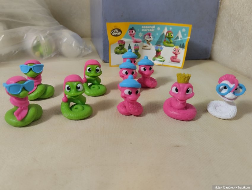 Змейки Одним лотом — Коллекционные фигурки (фото 2)