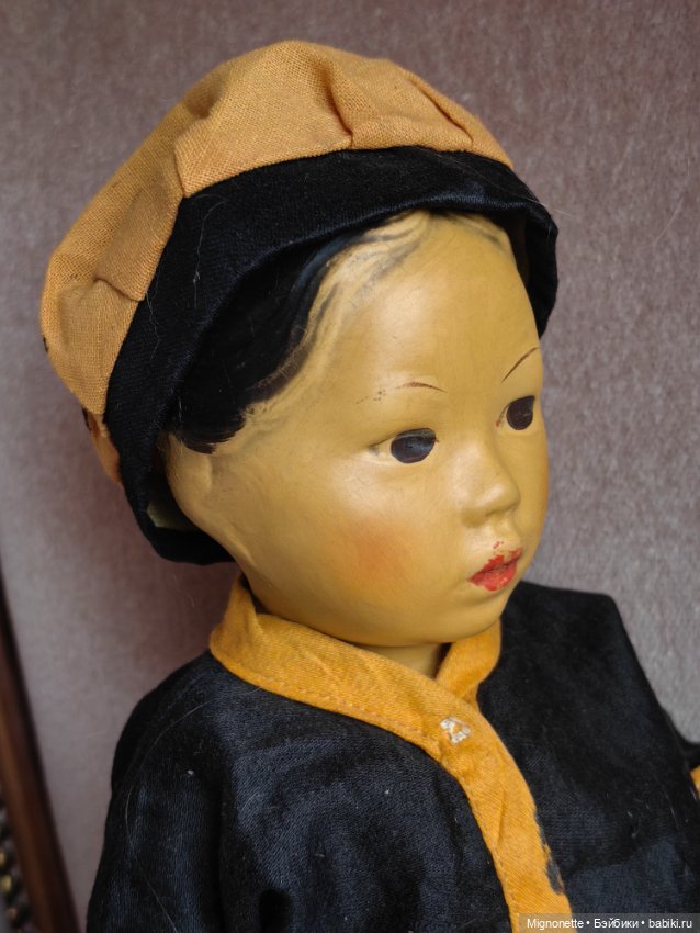 Антикварная кукла китаянка Удача Hoo Choy (фото 7)