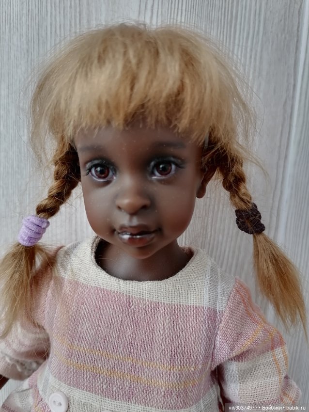 Шоколадная Анжела от Dollshe craft (фото 2)