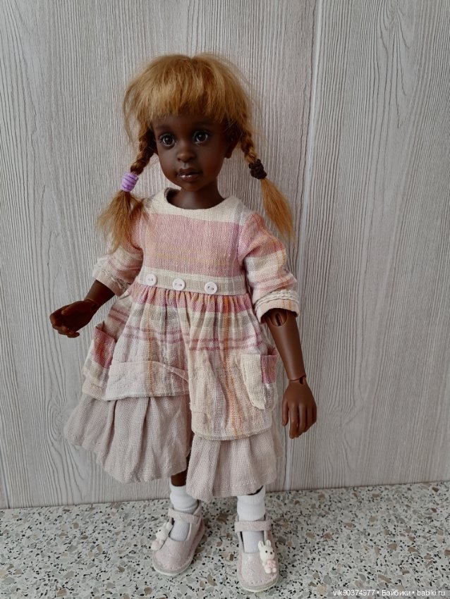 Шоколадная Анжела от Dollshe craft