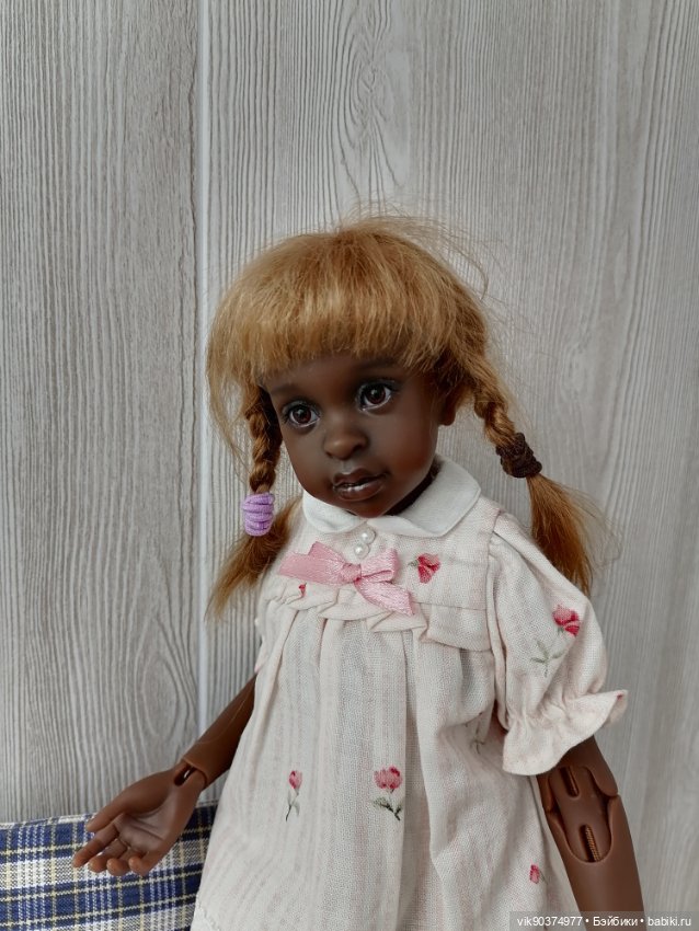 Шоколадная Анжела от Dollshe craft