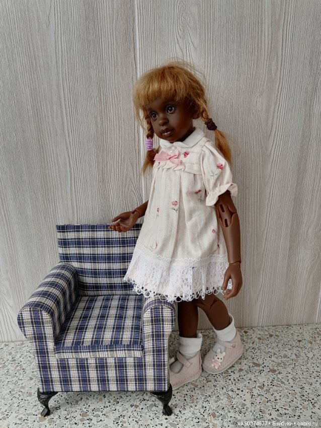 Шоколадная Анжела от Dollshe craft