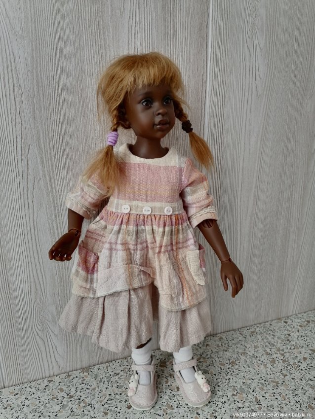 Шоколадная Анжела от Dollshe craft (фото 9)