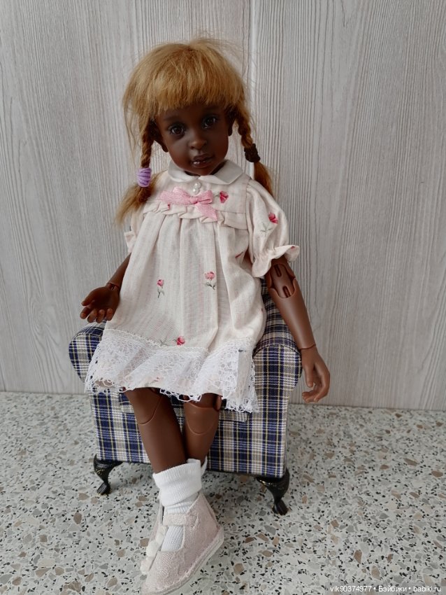 Шоколадная Анжела от Dollshe craft (фото 10)