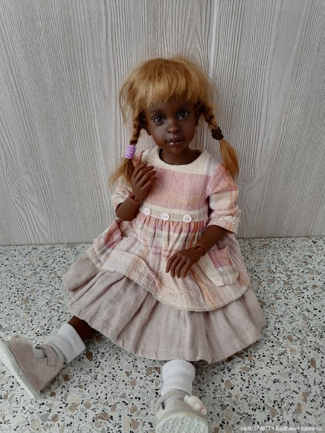 Шоколадная Анжела от Dollshe craft (фото 3)