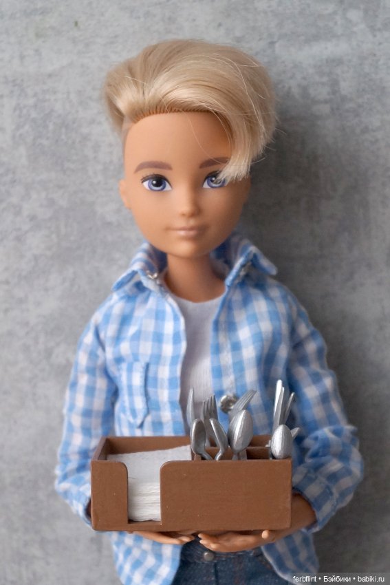 Набор для столика в кафе (масштаб 1:6) (фото 7)