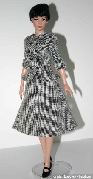 Выкройка PDF в натуральную величину / юбка-колокол и жакет для кукол Тоннер 40 см (фото 5)