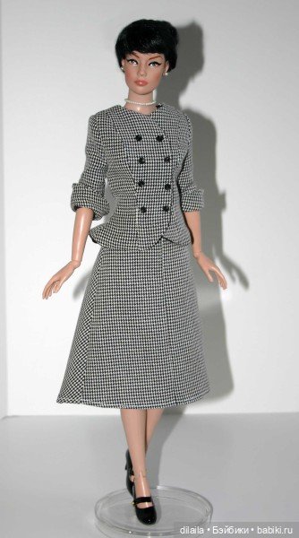 Выкройка PDF в натуральную величину / юбка-колокол и жакет для кукол Тоннер 40 см (фото 2)