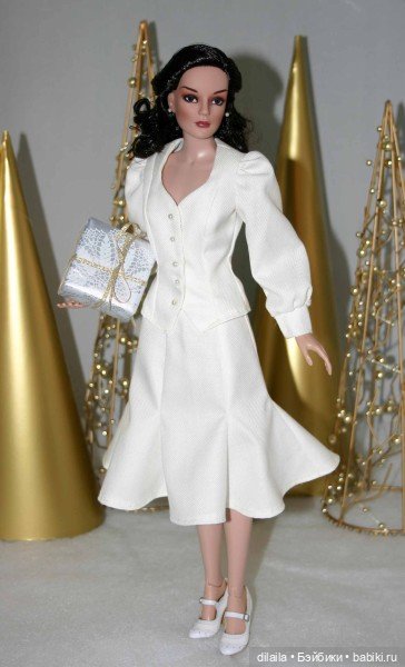 Выкройка PDF в натуральную величину / блузка и юбка для кукол Тоннер 40 см (фото 4)