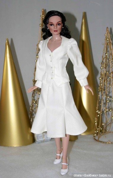 Выкройка PDF в натуральную величину / блузка и юбка для кукол Тоннер 40 см (фото 5)