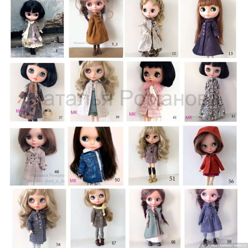 Выкройки для кукол 1/6 — Обучающие материалы и мастер (фото 6)
