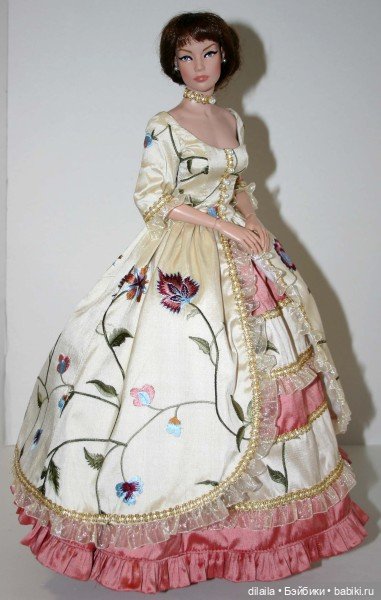 Выкройка PDF в натуральную величину / платье в викторианском стиле с рукавами 3/4 для куклы 40 см (фото 2)