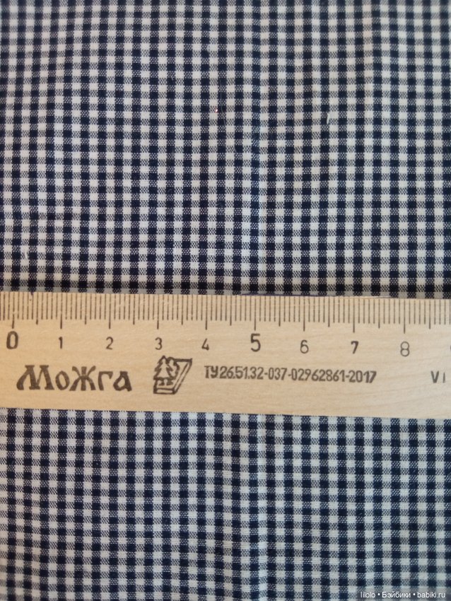 Лот сорочечной ткани для кукольного рукоделия (фото 2)