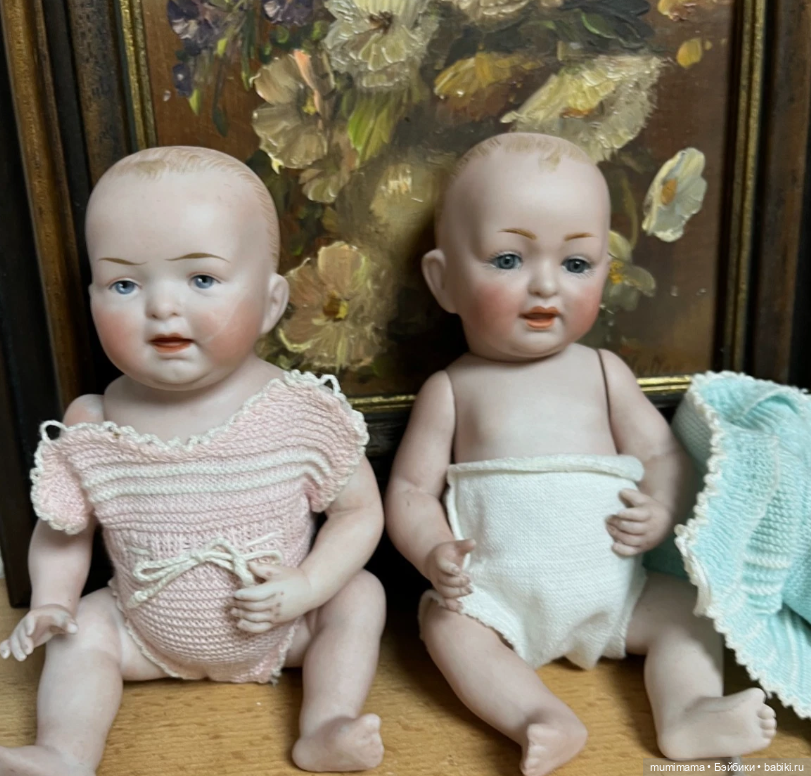 2 хорошеньких мальчишки Hertel & Schwab полностью фарфор (фото 2)