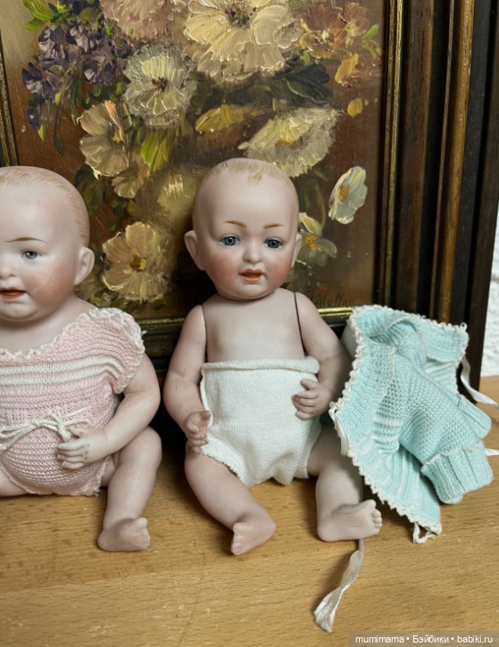 2 хорошеньких мальчишки Hertel & Schwab полностью фарфор (фото 3)