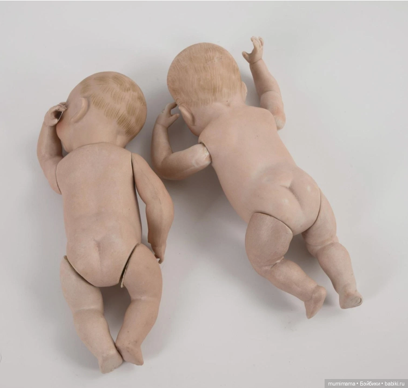 2 хорошеньких мальчишки Hertel & Schwab полностью фарфор