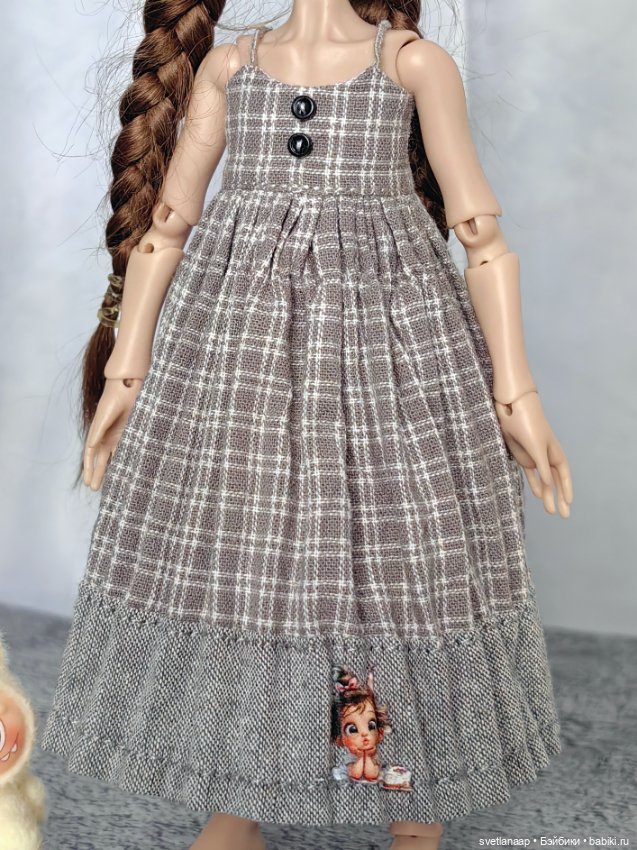 Сарафаны для Жу (Даша Нужнова), клетка (фото 6)