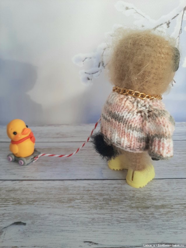 Лисенок,ёжик и мопс — Авторские игрушки (фото 9)