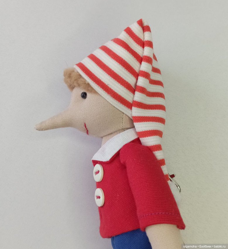 Игрушка-брелок Буратино — Авторские игрушки (фото 2)