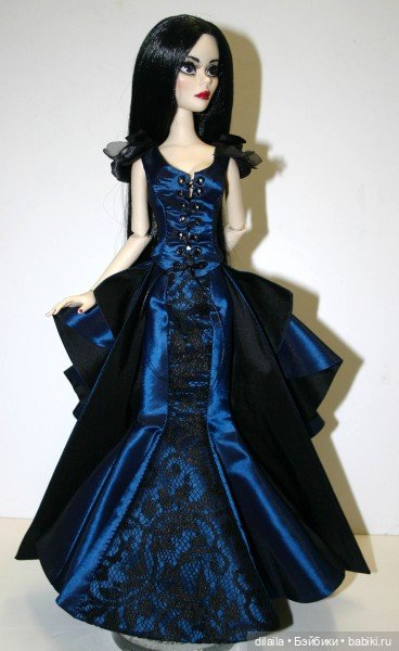 Выкройка PDF в натуральную величину / бюстье и длинная юбка для куклы Evangeline Ghastly (рост 43 см (фото 3)