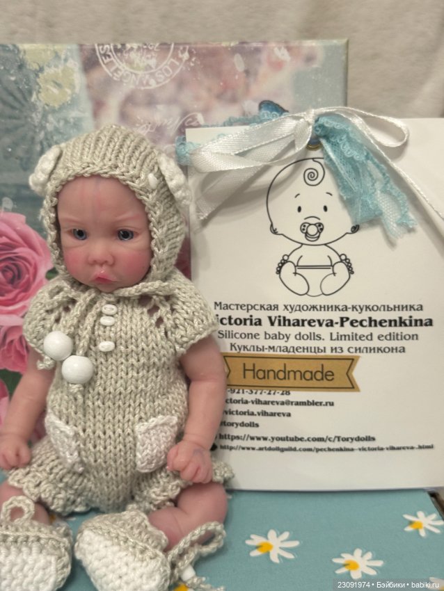 Авторский силиконовый малыш (фото 4)