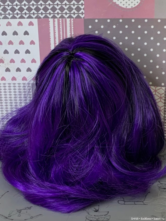 Голова для творчества фарфоровая с париком авторская Ru Bert (фото 4)